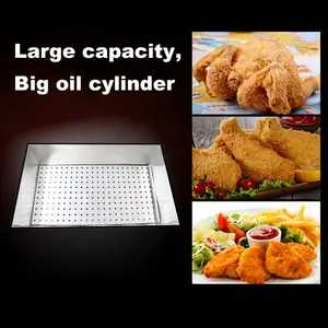 High Quality Made In China Commercial Restaurant Stainless Steel Deep Fryer