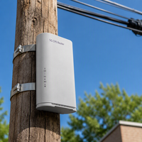 Routeur WiFi 5G extérieur avec emplacement pour carte SIM débloqué, routeur CPE 5G étanche longue portée, double mode 5G NR+4G LTE pour zones rurales et fermes