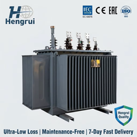 Transformador de Distribución de Energía Sumergido en Aceite S201600kva22kv, Herméticamente Sellado, Bajo Nivel de Ruido, Alto Rendimiento, Subestación