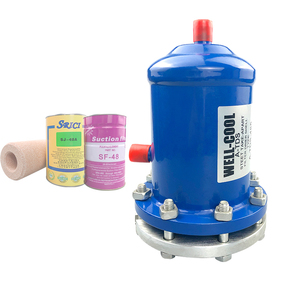 Air conditioning cold storage refrigeration liquid pipeline dryer filter housing, with replacement filter element filter dryer f