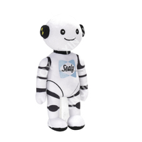 PP-Baumwollgefülltes Roboter-Plüschtier Anpassbare Roboter-Plüschtiere in Stehhaltung mit OEM ODM