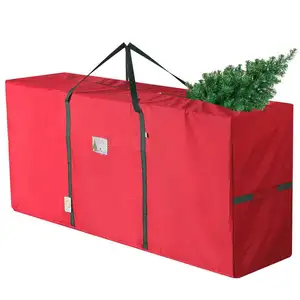 Bolsa de almacenamiento desechable con ruedas para árbol de Navidad, caja de alta calidad con ruedas, portátil, Oem