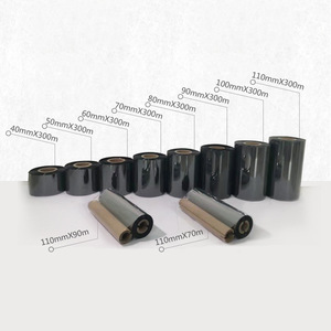 Chất Lượng Cao 1 Lõi Màu Đen Nhiệt Chuyển Sáp Nhựa Ribbon 90Mm * 300M Giá Rẻ Giá Tương Thích Cho Máy In Nhãn - Product Image 6