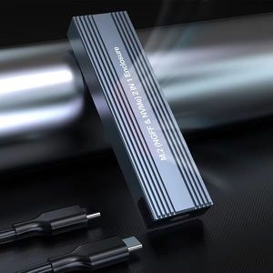 Çift protokol PCIe NVMe Sata Ngff <span class=keywords><strong>M</strong></span>.<span class=keywords><strong>2</strong></span> Ssd durumda USB-C 10Gbps 2230 2242 2260 2280 B + <span class=keywords><strong>M</strong></span> anahtar <span class=keywords><strong>M</strong></span> anahtar tipi C M2 Nvme Ssd muhafaza - Product Image 6