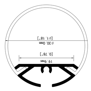 Profilé LED T5 en aluminium pour <span class=keywords><strong>tube</strong></span> LED à 270 degrés, certifié ROHS, pour la flexion, le soudage et la décoration - Product Image 5