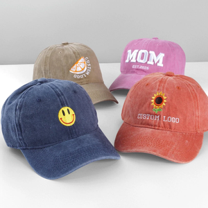 Gorras de Béisbol Personalizadas con Logotipo Bordado, de Alta Calidad, al por Mayor, Estilo Deportivo, Lavadas, de 6 Paneles, 100% Algodón, para Hombre - Product Image 3
