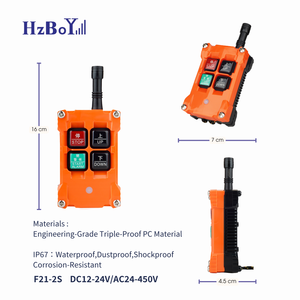 חם מכירה F21-2S חכם תעשייתי אלחוטי שליטה מרחוק נגד זעזועים תקורה מנוף להניף חשמלי מנוף להניף - Product Image 4