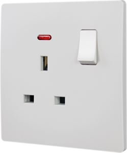 Matte Đen ARC Shape tường chuyển đổi cửa hàng PC Bảng điều chỉnh Type-C USB sạc cổng công nghiệp bệnh viện nhựa Ổ cắm 20A CN SDK/NFC - Product Image 5