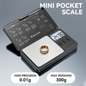 Timbangan Digital Mini Portabel & Ringan 0.01g Akurasi Tinggi untuk Perhiasan Emas & Pengukuran Berat Makanan - Product Image 4