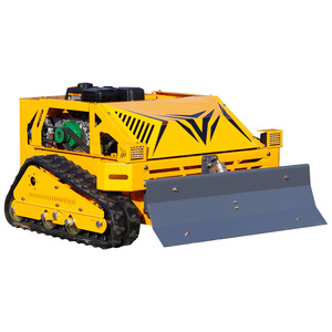 Cortacésped a control remoto con cuchilla rotativa de 80 mm de altura de corte, motor de gasolina de grado profesional para jardín y huerto. - Product Image 1