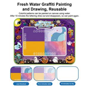 Hallowmas hadiah tikar gambar air papan menggambar tikar gambar mainan pendidikan menggambar tikar corat-coret - Product Image 5
