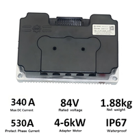 Contrôleur d'encodeur Fardriver ND84530 84V 340A Courant CC max. 4-6kW Protection IP67 Contrôleur de moteur programmable