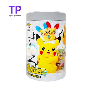 Boîte cadeau de présentation de cartes Pokémon en peluche avec jouet à friction, version chinoise simplifiée originale, ensemble de cartes à collectionner d'anime Pokémon - Product Image 2