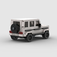 Compatible avec les briques de marque, petites pièces, voiture de course, puzzle MOC, jouets de construction DIY pour enfants, plastique ABS