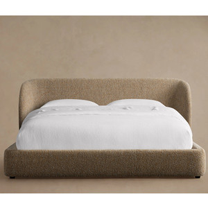 Sang trọng đồ nội thất trong nhà phòng ngủ cong đầu giường Vua Kích thước vải bọc giường khách sạn - Product Image 2