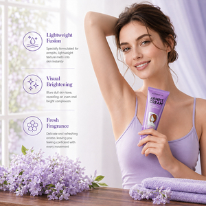 Crème pour les aisselles KORMESIC certifiée Bpom, marque privée, 50g, éclaircissante douce pour femmes, parfum frais, niacinamide, soin corporel. - Product Image 5
