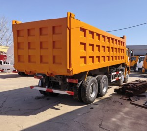 HOWO camión pesado camión volquete Euro 5 emisiones diesel 6x4 rueda motriz motor Weichai giro a la izquierda 30t vehículo bruto - Product Image 5