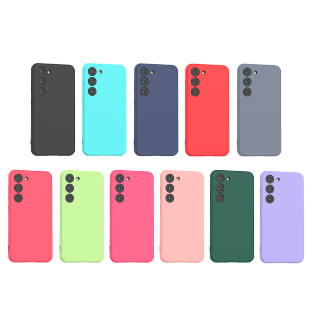 Rainbow Design Shockproof Anti-Fingerprint TPU+Silicone Microfibre Soft Touch Phone Case for for S26/S25/S24/S23/S22