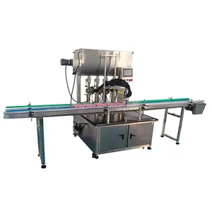 Auto 2/4/6 head caviar can filling capping sealing production line