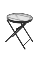Table Circulaire Pliante en Verre Moderne et Esthétique pour l'Extérieur – Meilleure Vente