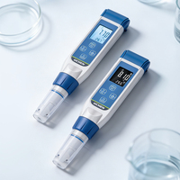 Sonde pH-mètre stylo série LICHEN PH-100PRO, résolution 0,01 pH, précision ±0,01 pH, ATC, batterie Li-ion rechargeable, pour tests d'eau en laboratoire et sur le terrain