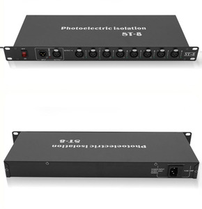 Répartiteur DMX 3 broches XLR 8CH 4CH, amplificateur de signal DMX-512, répartiteur optique pour éclairages de scène et DJ, machine à fumée - Product Image 1