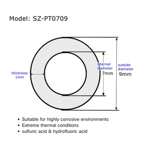 Nhà máy supplyozone kháng <span class=keywords><strong>PTFE</strong></span> ống ống cho nước và các dung môi hóa học hữu cơ chất lượng tốt nhiệt độ cao - Product Image 5