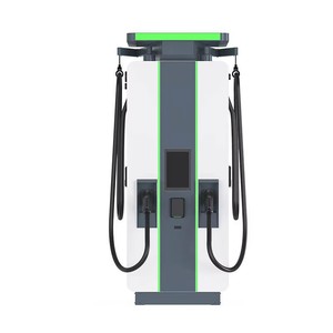 Bornes de recharge au sol 40 kW à double pistolet CCS2 IP54 OCPP1.6 OCPP2.0.1 Wi-Fi 4G CE TUV pour station commerciale - Product Image 1
