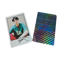 Nouvelle carte énorme holographique de luxe avec cartes Kpop Lomo Kpop 1 grande boîte