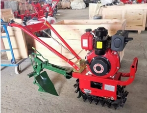 Micro Coltivatore ad Alta Potenza 173 con Cingoli <span class=keywords><strong>a</strong></span> Catena, <span class=keywords><strong>Aratro</strong></span> Multifunzione per Colture Agricole, Componente Motore Centrale - Product Image 3