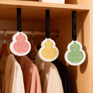Hanging Gourd Aroma Plaster Fragrance Tablet <b>For</b> Wardrobe <b>Car</b> Long Lasting Scent <b>Diffuser</b> Plaster Material 15 30 Days Duration - Product Image 1
