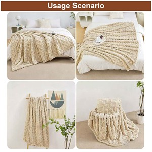 Nhà Máy Tùy Chỉnh Siêu Mềm <span class=keywords><strong>Polyester</strong></span> Lông Cừu Chăn Bán Buôn Ấm Jacquard <span class=keywords><strong>Sherpa</strong></span> Ném Chăn Cho Ghế Sofa Giường - Product Image 3