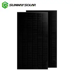 New design all black 144 half cells mono 450w 460w full black solar panel