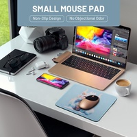 Tapis de souris ergonomique personnalisé pour PC, petit format, avec repose-poignet, design cartoon, en caoutchouc, pour bureau, gamer, maison, vente en gros