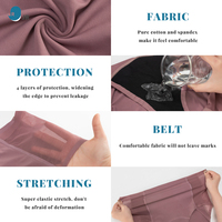 Protection complète Culotte périodique 4 couches Sans PFAS Sans odeur Culotte Menstruelles Sous-vêtements Culotte menstruelle Femmes