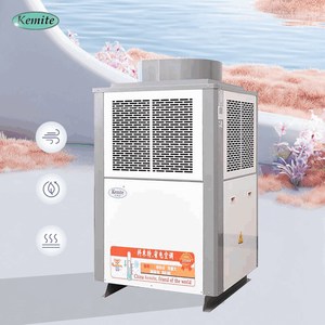 Climatiseur hybride commercial/industriel Kemite à montage mural, double refroidissement par évaporation et compresseur, réfrigérant R410A, économie d'énergie - Product Image 2