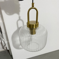 Lustre moderne en verre, décoration de chambre à coucher, luminaires suspendus nordiques LED pour salle à manger, luminaires de cuisine, lampe suspendue pour restaurant