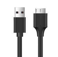 Kabel Data Hard Drive Eksternal USB 3.0 Kecepatan Tinggi Konektor USB-A Micro USB-B Pelindung Aluminium Foil Konduktor Tembaga Berlapis Timah