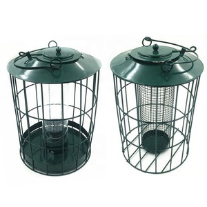 2 trong 1 sóc bằng chứng kim loại lồng treo đậu phộng hạt giống chim trung chuyển - Product Image 2