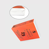 Boîte d'emballage en carton plié de 350 g avec fenêtre transparente pour la vente au détail, impression de logo personnalisée