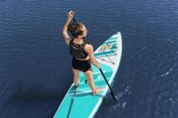 Bestway 65347 320x79x12cm Hydro-Force Aqua Cruise Tech Planche de paddle gonflable portable 12kg Convient pour les lacs et les rivières