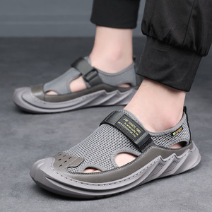 Zapatos Deportivos Casuales Transpirables con Punta Abierta y Malla para Hombre JW - Product Image 2