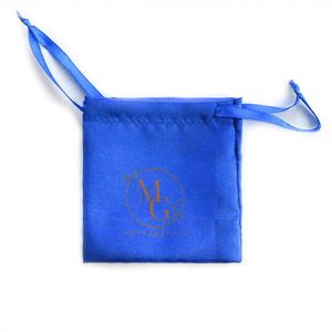 Sacs en tissu satiné à cordon pour bijoux haut de gamme, sérigraphiés, personnalisables, vente chaude en usine, pour lingerie - Product Image 5