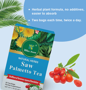 Rimedio naturale per il supporto della prostata per la cura del tratto urinario e per il mantenimento dell'equilibrio degli uomini a base di erbe ha visto il tè Palmetto - Product Image 5