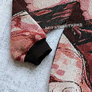 <span class=keywords><strong>Sudadera</strong></span> con Capucha de Anime, Tejido Jacquard, Manta de una Pieza, Ropa de Anime, <span class=keywords><strong>Sudadera</strong></span> con Cuello Redondo y Logotipo Personalizado para Hombre - Product Image 5