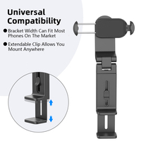 Support de téléphone pliable pour avion, idéal pour le bureau et la table, rotation à 360° °   Support de téléphone réglable en rotation pour téléphones de 4,7 à 7 pouces