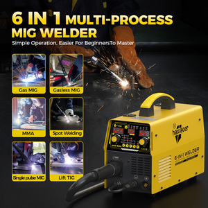 เครื่องเชื่อมพกพา HAXIAOER รุ่นใหม่ <span class=keywords><strong>MIG</strong></span> 200 แรงดันไฟฟ้า 220V ระบบอินเวอร์เตอร์ IGBT สำหรับเชื่อม <span class=keywords><strong>MIG</strong></span>/MAG แบบไม่ใช้แก๊ส ใช้ลวดเชื่อมฟลักซ์คอร์  เชื่อมเหล็กกล้าไร้สนิมและอะลูมิเนียม 200A - Product Image 4