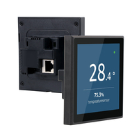 Tablette murale WiFi 4 pouces pour la maison intelligente, panneau de contrôle Linux Debian, tablette PoE avec port filaire RS485 et Type C pour le contrôle de l'éclairage, OEM/ODM