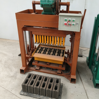 Machine à fabriquer des briques de conception compacte, 2500 pièces, avec un aménagement gain de place pour le développement urbain