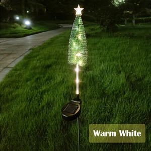 Panneau solaire LED flocon de <span class=keywords><strong>neige</strong></span> Candy Cane Stake Light IP66 Garden Pathway Park Lawn Landscape Decor for Holiday Party Christmas Snow - Product Image 5
